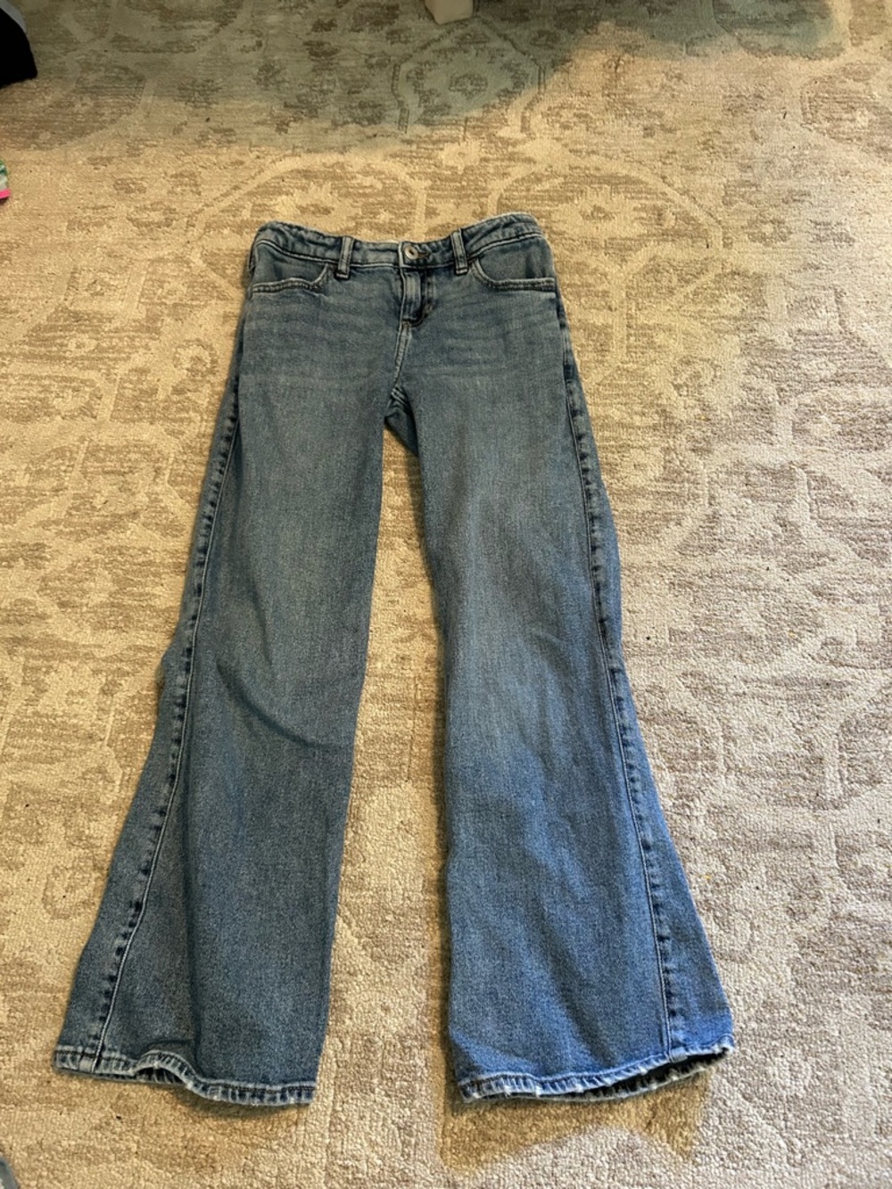 abercrombie kids Medium Blue Flare Jeans